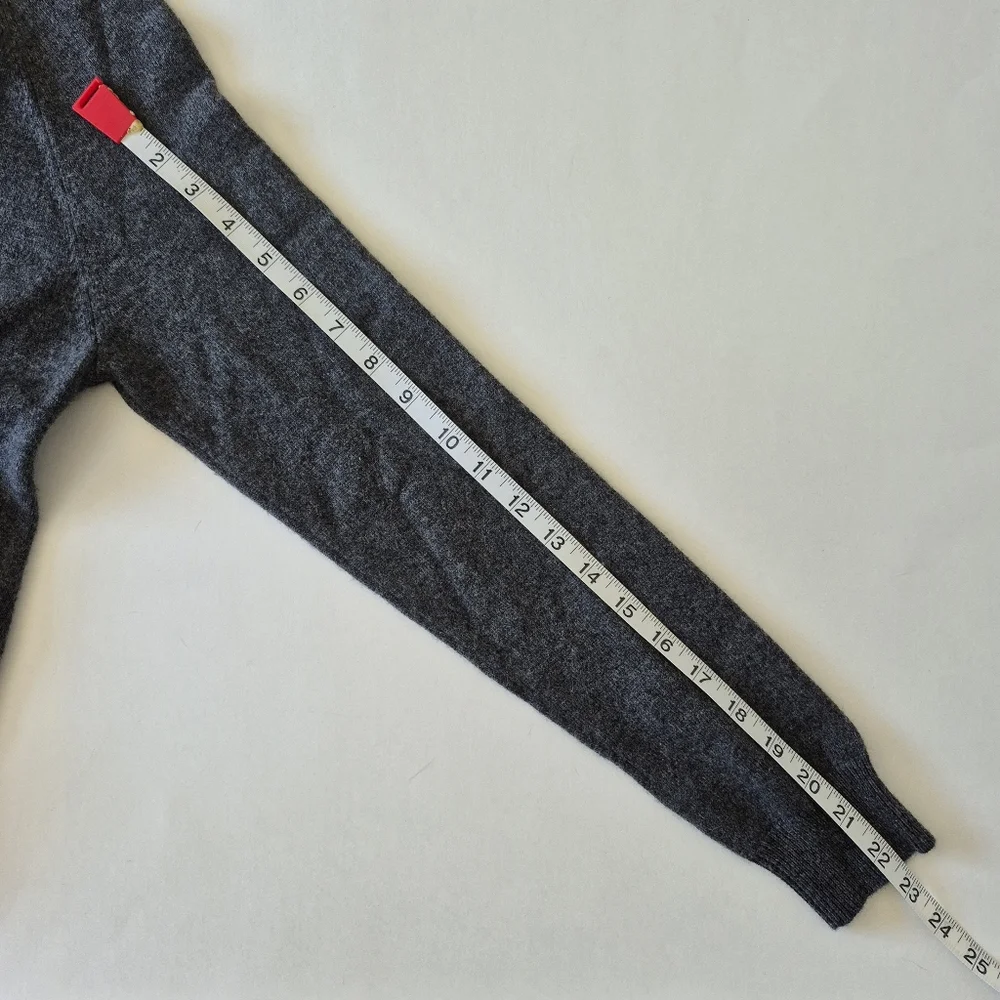 Anthro|Moth Sweater Dress 100% Cashmere Gray Turtle Neck Long Sleeve Size XS - Picture 8 of 8